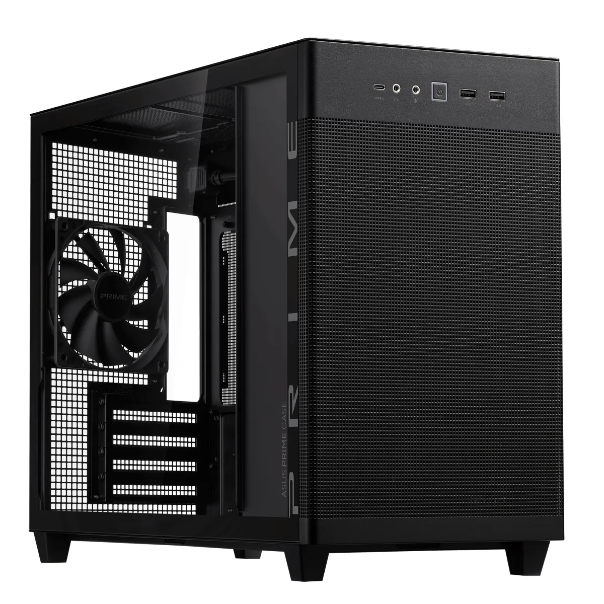 ASUS Prime AP201 Tempered Glass MicroATX case black