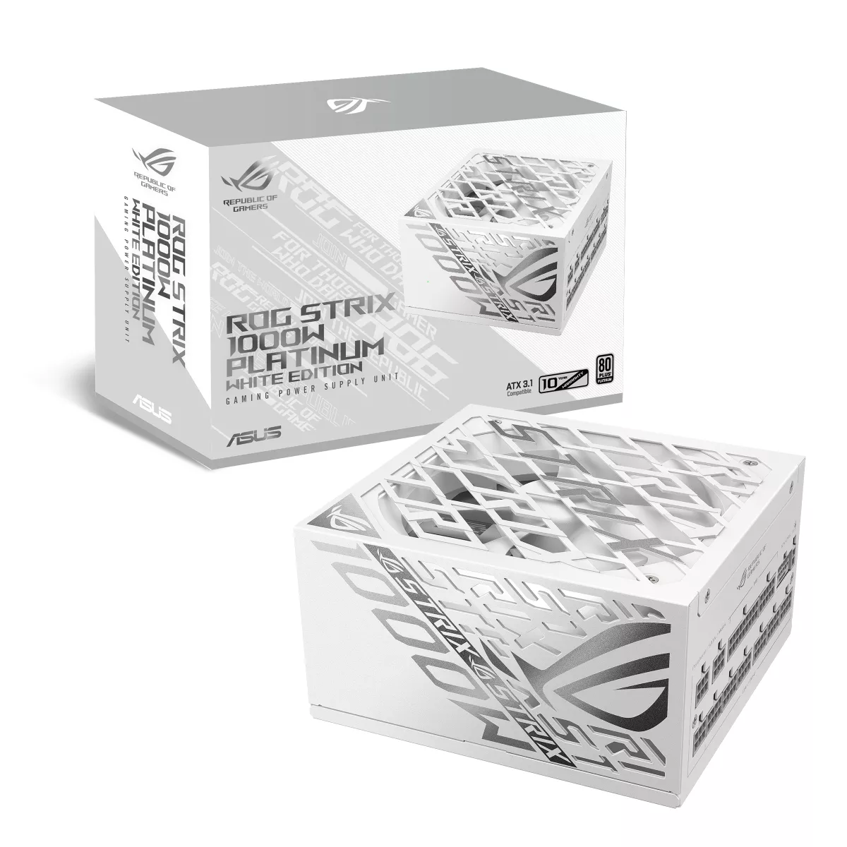 ASUS ROG Strix 1000W Platinum White Gaming Netzteil