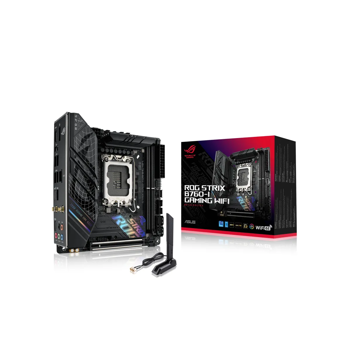 ASUS ROG STRIX B760-I GAMING WIFI Motherboard Socket Intel LGA 1700