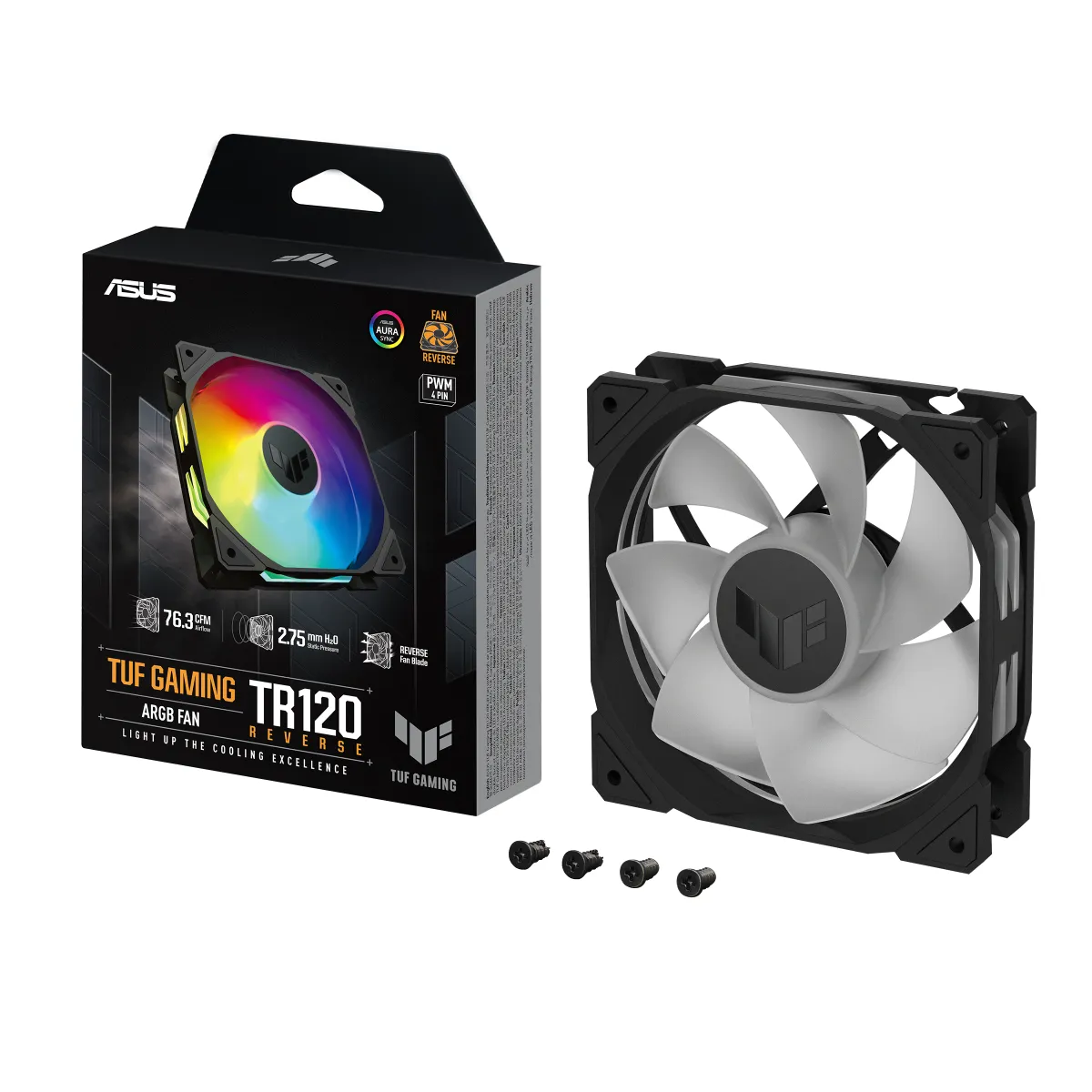 TUF Gaming TR120 ARGB Reverse Fan - Single Pack