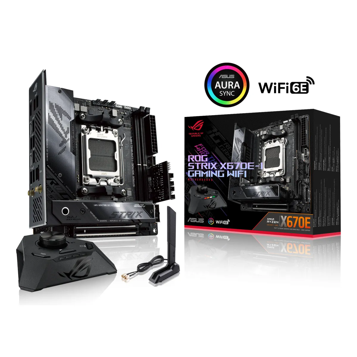 ASUS ROG STRIX X670E-I GAMING WIFI Motherboard Socket AMD AM5